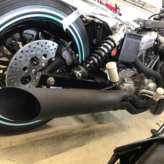 サーマルバリア施工マフラー温度が30％減します 